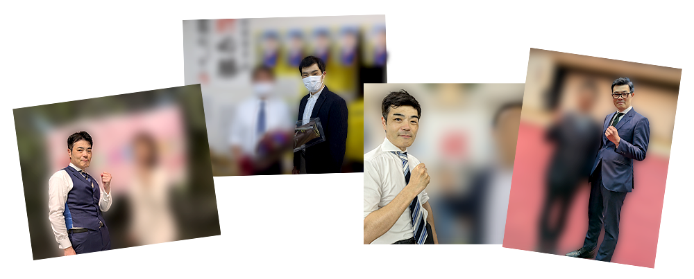 支援した選挙の当選候補者とのツーショットコラージュ